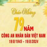 Chúc mừng 79 năm Ngày truyền thống lực lượng công an nhân dân